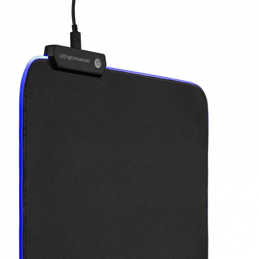 NanoRS RS704 žaidimų pelės kilimėlis LED RGB apšvietimas neslystantis stalas USB 30x25cm Plug & Play – 4