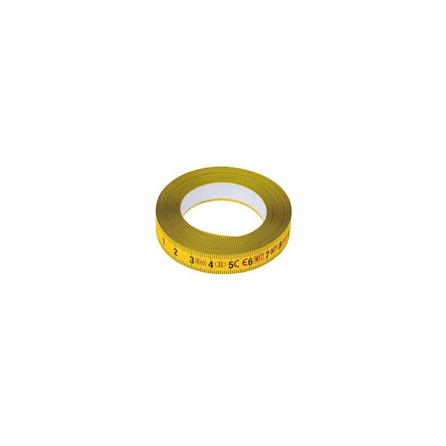 Adhesive steel measuring tape Bahco "R" L-6m. 13mm scale from left to right – 2