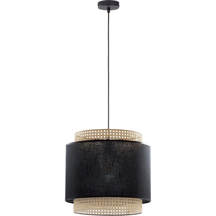 Orno LANA 380 1P, hanging lamp, E27 max.60W, black – 2