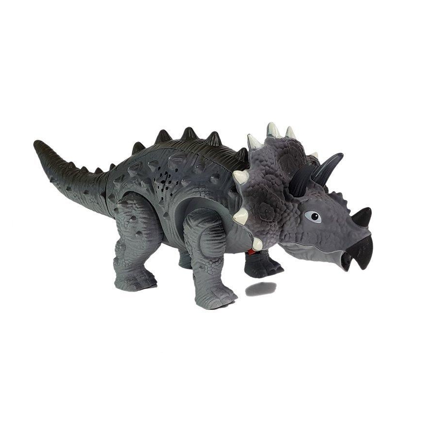 Leantoys Lean Cars Dinosaur on Battery Triceratops Grey – 2