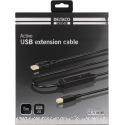 Deltaco USB-EX05M USB кабель 5 m USB A USB B Черный Deltaco USB-EX05M USB кабель 5 m USB A USB B Черный
