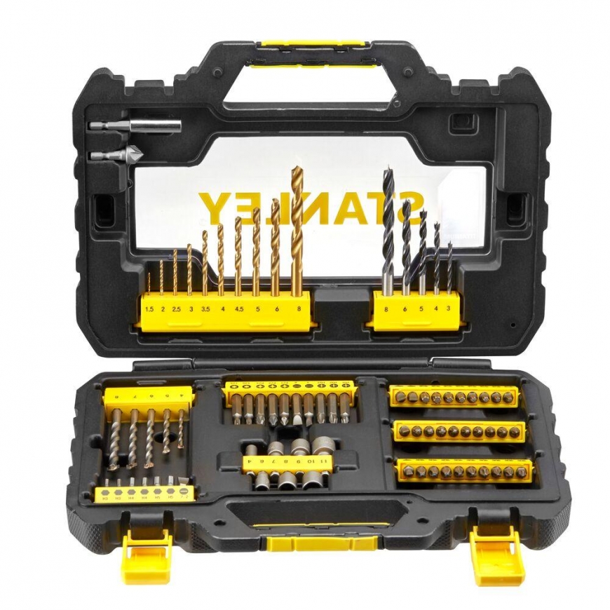 Stanley komplektas 76 vnt antgaliai+wiertła+nasadki (STA88544-XJ) – 4