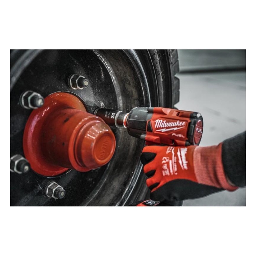 Milwaukee Accessories Šešiakampė smūginė galvutė MILWAUKEE SHW 1/2" 24mm – 2