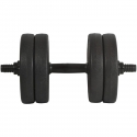Keičiamo svorio hantelis EB Fit, 11kg (10+1) Keičiamo svorio hantelis EB Fit, 11kg (10+1)