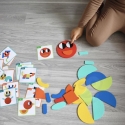 WOOPIE Green Drewniana Układanka Montessori 40 Wzorów do Odtworzenia 55 e. Certyfikat FSC