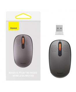 Wireless mouse Baseus F01B Tri-mode 2.4G BT 5.0 1600 DPI (frosted grey)