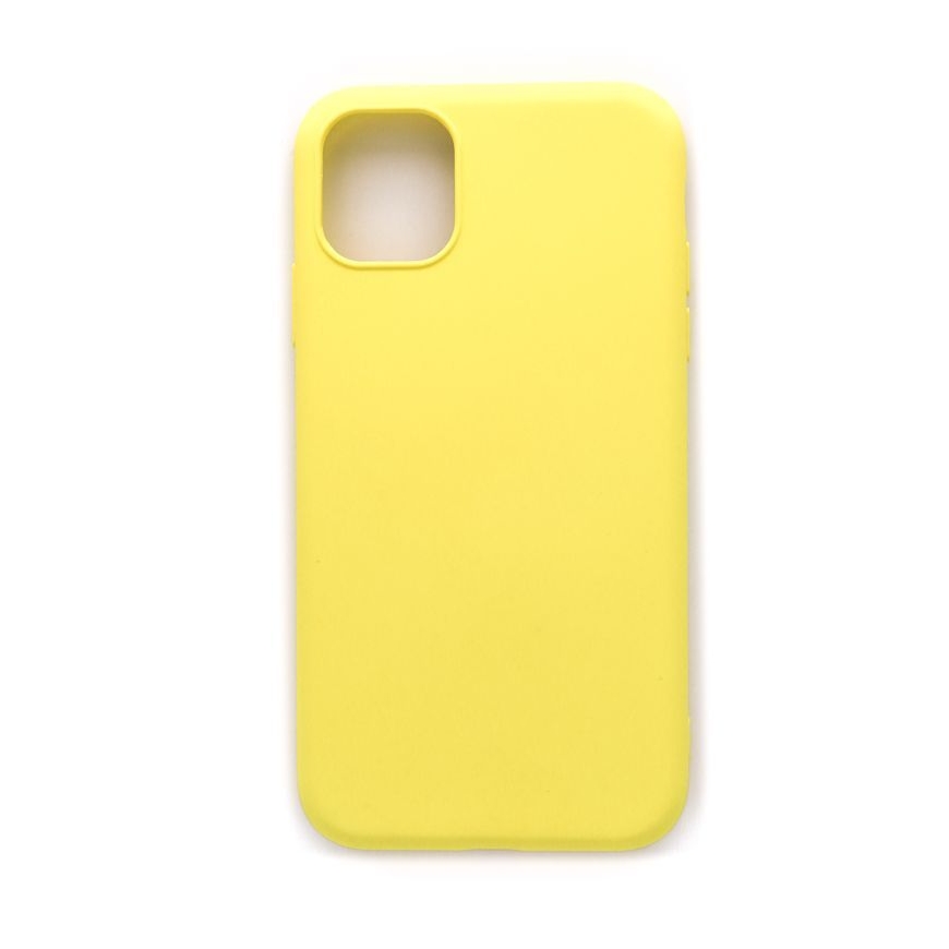 Evelatus Apple iPhone 11 Nano Silicone Case Soft Touch TPU Yellow