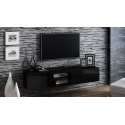 Cama TV cabinet SIGMA1 180 black/black gloss Cama TV cabinet SIGMA1 180 black/black gloss