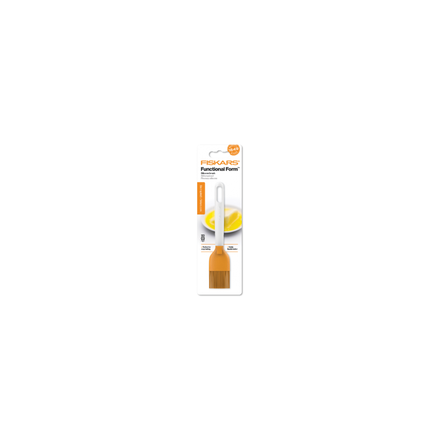 Fiskars Functional Form Silicone brush White, orange – 4