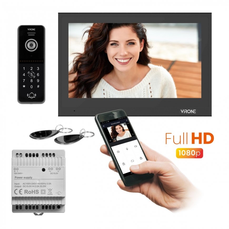Orno BESAR video intercom kit, hands-free