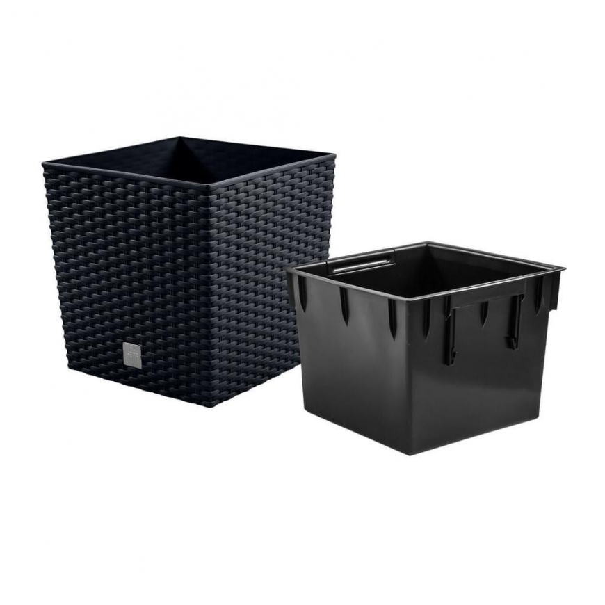 Prosperplast PROSPERPLAST vazonas Rato Low - ANTHRACITE DRTS200L-S433 universalus