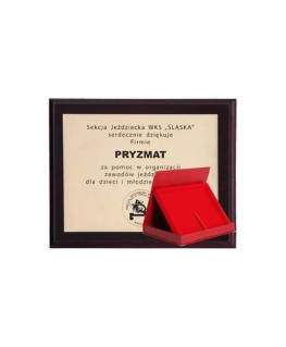 Tryumf Podkład su twotwrzewa sztucznego su laminatem grawerowany + etui 305x245 mm