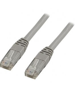 Deltaco UTP Cat5e - 10m networking cable Grey