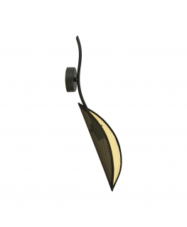 Orno PETALO wall lamp, maximum power 40W, E14, black and gold
