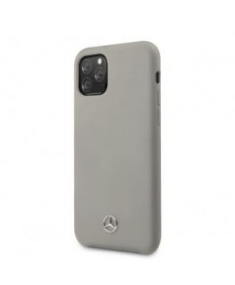 Mercedes-Benz Apple iPhone 11 Pro Liquid Silicone Case Grey