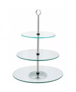 3 tier, glass-steel Ø30x25x20cm Kinghoff. KH 4016