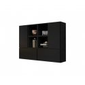 Cama living room furniture set ROCO 19 (4xRO3 + 4xRO6) black/black/black Cama living room furniture set ROCO 19 (4xRO3 + 4xRO6) black/black/black
