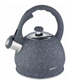 Traditional kettle, 2l, grey marbled, Kinghoff KH 1405