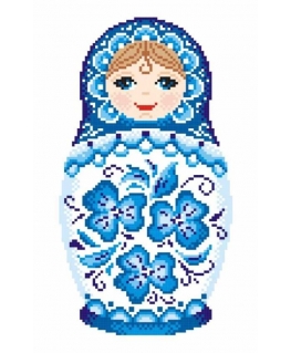 Beldizart Matryoshka. Painting by Gzhel SKN-454