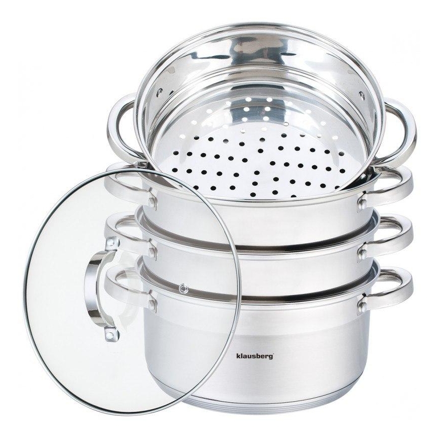 STEAM POT KLAUSBERG 5 ELEM. 24cm KB-7146 – 2
