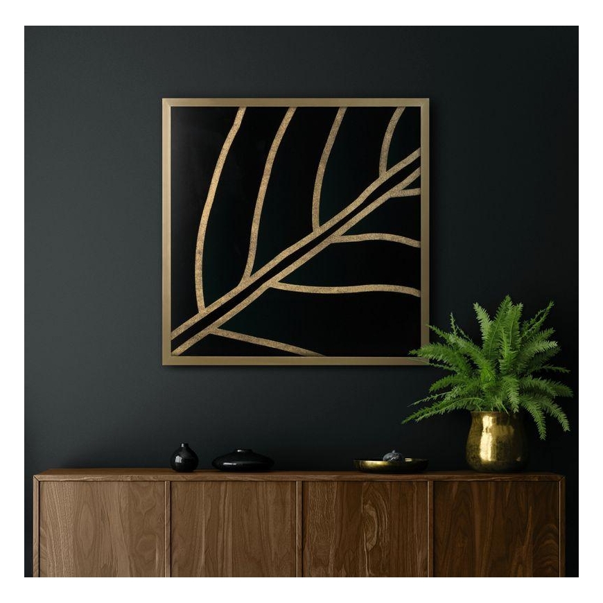 Eurofirany LIMITED COLLECTION LILI3 Picture with gold print in gold frame, 53X53 cm – 4