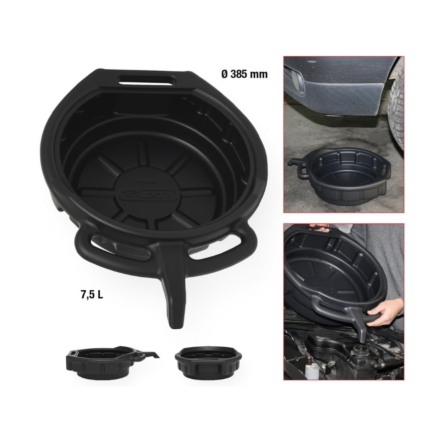 Eļļas vanna 7,5L, spraudnis, KS Tools – 2