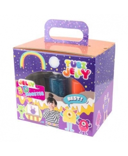 Tuban 6 Colors Tubi Jelly Set with Small Aquarium - Monsters ( TU3329 )