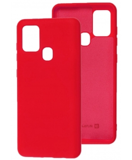 Evelatus Samsung Galaxy A21s Nano Silicone Case Soft Touch TPU Red