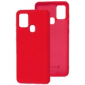 Evelatus Samsung Galaxy A21s Nano Silicone Case Soft Touch TPU Red
