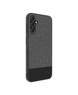 iLike Samsung Galaxy A14 5G Plastic Leather Back Cover Gray
