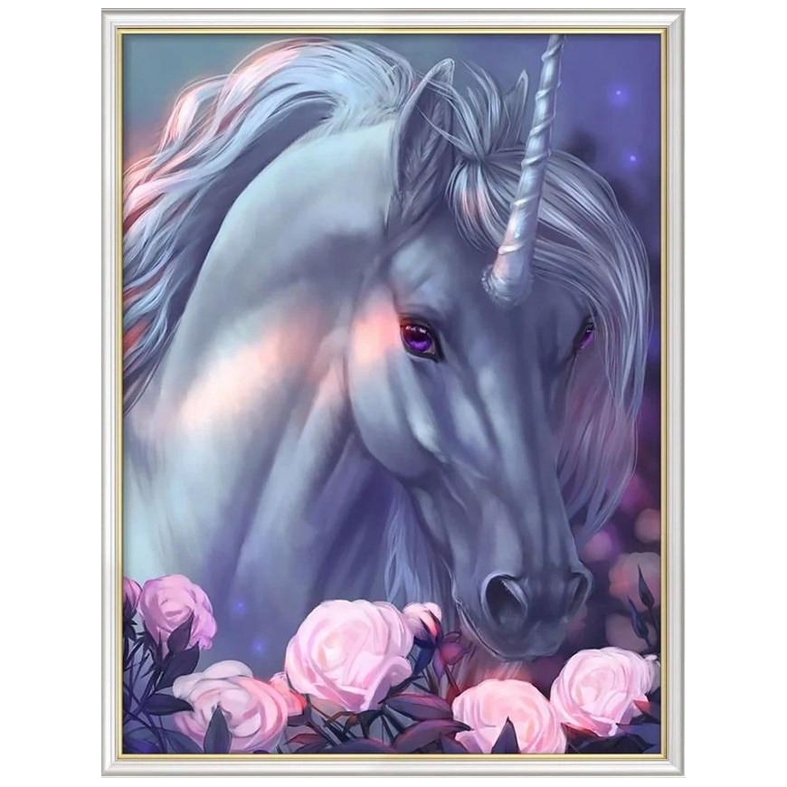 Beldizart Unicorn and roses 30*40 cm