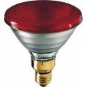 Philips PAR38 E27 175W IR heating lamp, red Philips PAR38 E27 175W IR heating lamp, red