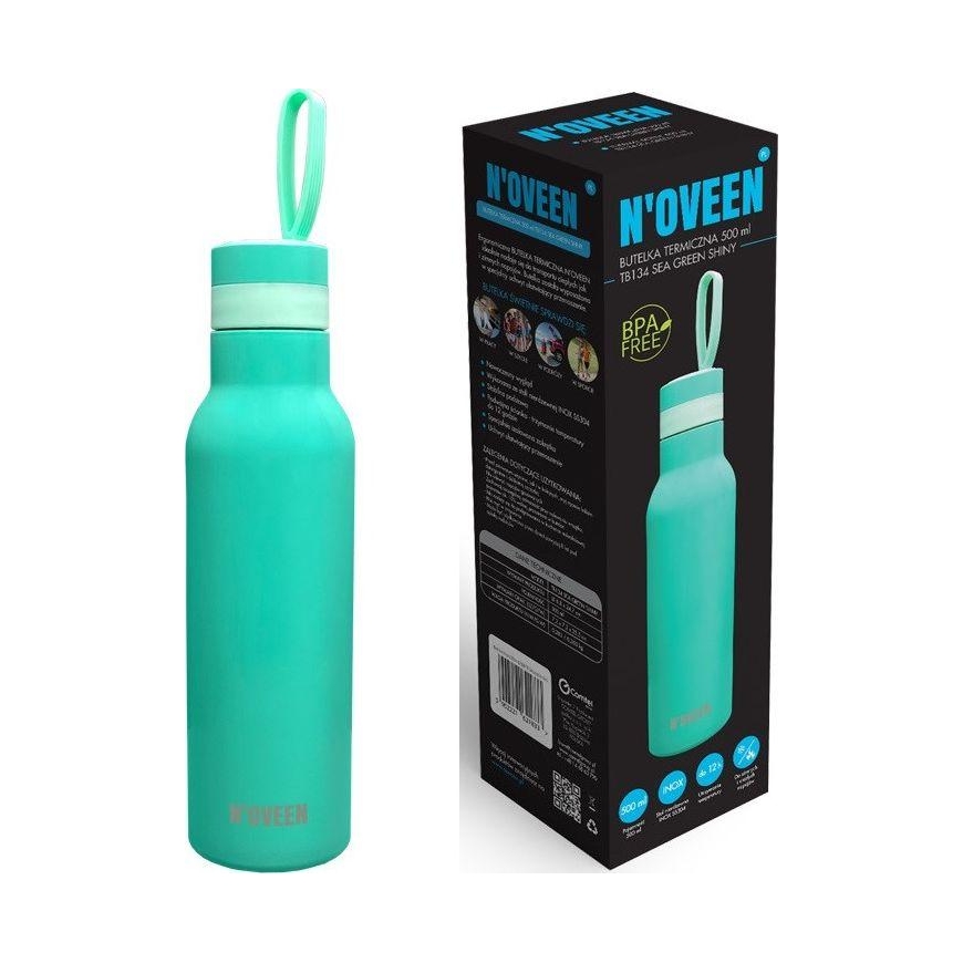 Drinking bottle Noveen 500 ml NOVEEN TB134 Sea Green Shiny Thermal Bottle