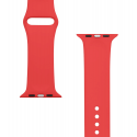 Tactical Smart Watch Apple 1/2/3/4/5/6/7/SE Silicone Strap, Red, 42/44/45mm