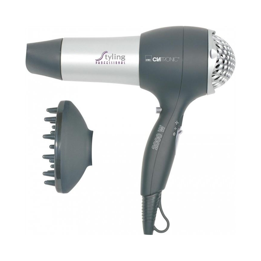 Hair dryer Clatronic HTD 3055 Profi Professional (Silver/Grey)