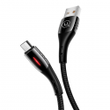 Usams USB-A – microUSB laidas, 1,2 m juodas (63821-uniw)