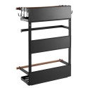 Magnetic shelf for refrigerator/washing machine Maclean, black, max 12kg, MC-910 Magnetic shelf for refrigerator/washing machine Maclean, black, max 12kg, MC-910
