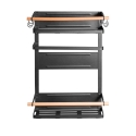 Magnetic shelf for refrigerator/washing machine Maclean, black, max 12kg, MC-910 Magnetic shelf for refrigerator/washing machine Maclean, black, max 12kg, MC-910