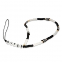 Guess pendant GUSTBCKH Phone Strap juodas-baltas/juodas-baltas Heishi Beads Guess pendant GUSTBCKH Phone Strap juodas-baltas/juodas-baltas Heishi Beads