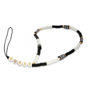 Guess pendant GUSTBCKH Phone Strap juodas-baltas/juodas-baltas Heishi Beads Guess pendant GUSTBCKH Phone Strap juodas-baltas/juodas-baltas Heishi Beads