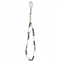 Guess pendant GUSTBCKH Phone Strap black-white/black-white Heishi Beads Guess pendant GUSTBCKH Phone Strap black-white/black-white Heishi Beads