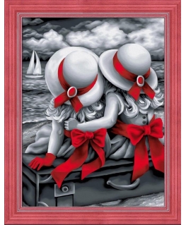 Beldizart Deimantinio dažymo rinkinys Sisters 30*40 cm AM1614