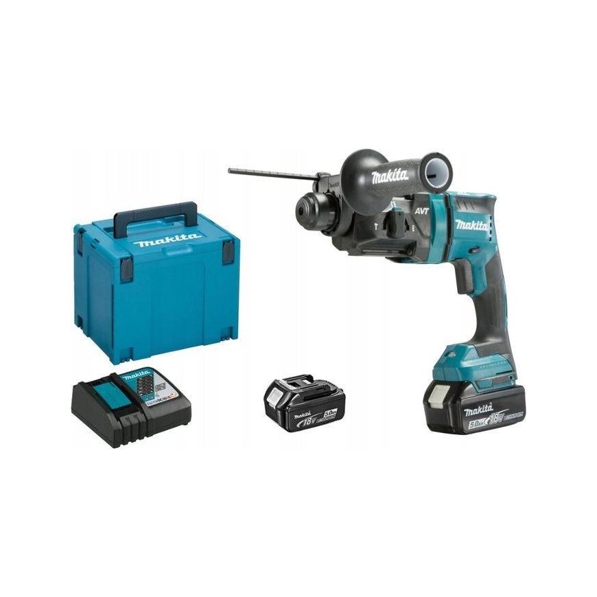 MAKITA Cordless perforator DHR182RTJ 18V 1.7J 2x5.0Ah – 4