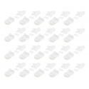 Deltaco MD-24 laido jungtis RJ-45 Permatomas Deltaco MD-24 laido jungtis RJ-45 Permatomas