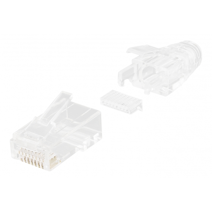 Deltaco MD-24 laido jungtis RJ-45 Permatomas – 2