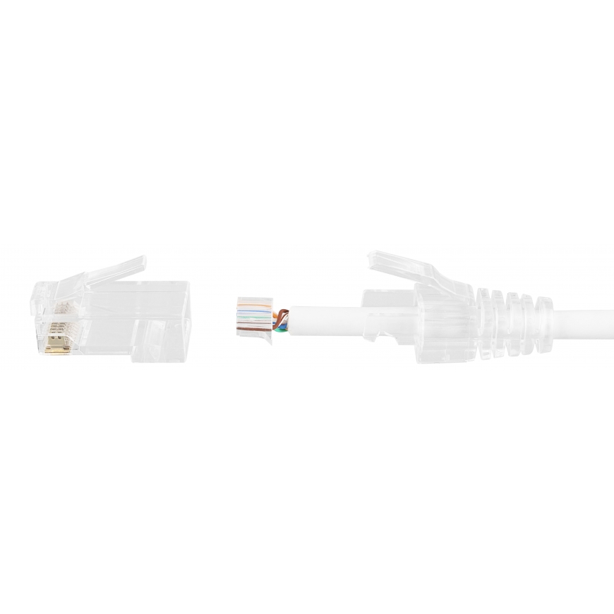 Deltaco MD-24 juhtmepistmik RJ-45 Läbipaistev – 4
