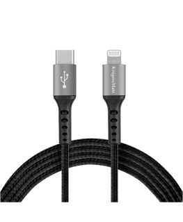 Kruger & Matz USB C - Lightning C94 MFi plug 1m
