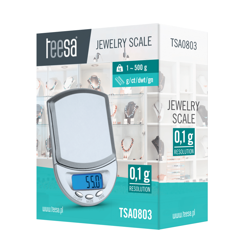 Kitchen scales Teesa scales up to 500g 0.1g accuracy – 2