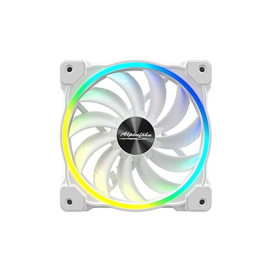 Wentylator Alpenfohn Wing Boost 3 ARGB 120mm High Speed White (84000000166) – 2