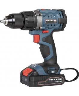 Tryton TCV20L2 20V drill, 2 x 2 Ah battery